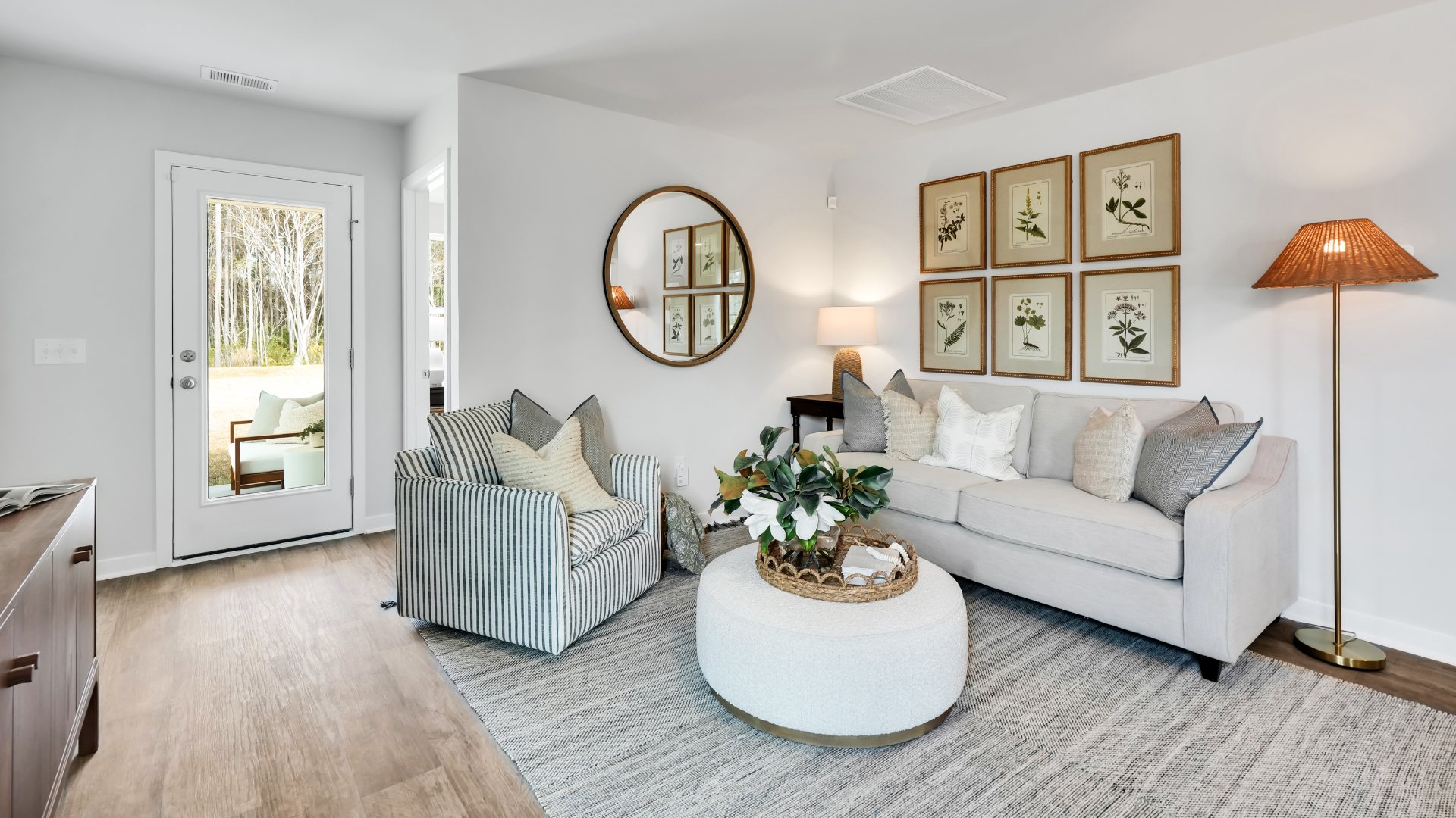 Welcome the Downing a 3-bedroom, 2-bathroom home, you’ll find 1,257 square feet of comfortable living. The living area is an open concept, where your kitchen, living, and dining areas blend seamlessly into a space perfect for everyday living and entertaining.