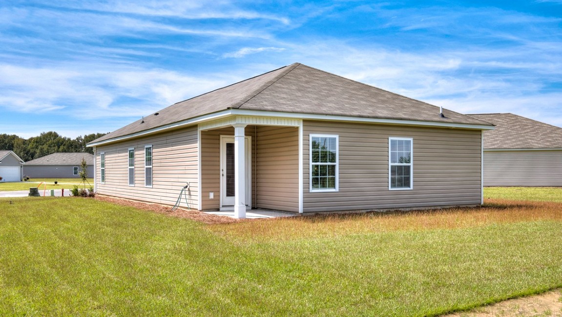 Enjoy the covered porch perfect for entertaining and enjoying the Carolina evenings.