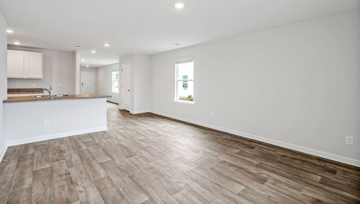 Each bedroom has carpeted floors along with a closet that are versatile to fit your family's needs, whether they become bedrooms or home offices.