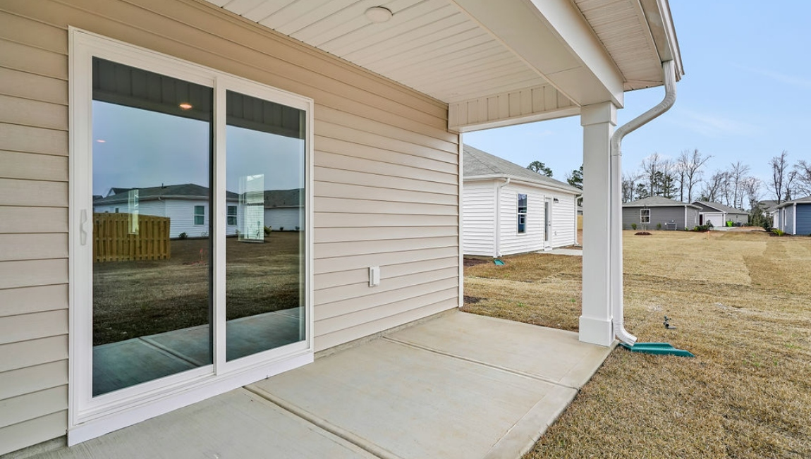 Enjoy the patio perfect for entertaining and enjoying eastern North Carolina evenings.