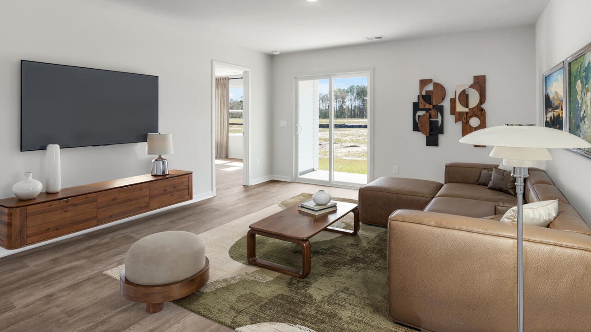 This single-story haven ensures convenience and accessibility, providing a perfect balance of open space and purposeful design for a truly enjoyable living experience.