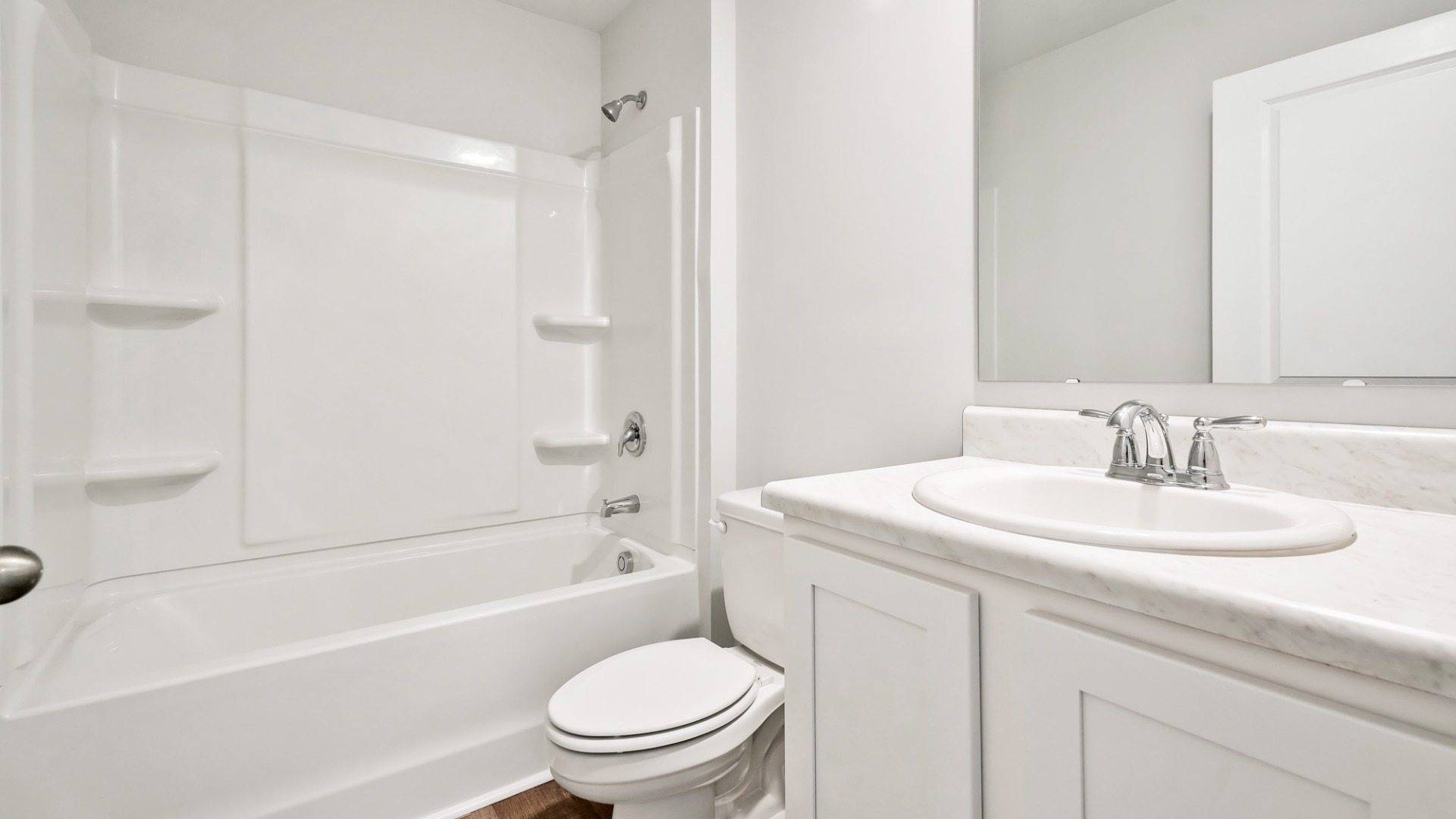 In every bedroom you’ll have vinyl floors and a closet in each room. Whether these rooms become bedrooms, office spaces, or other bonus rooms, there is sure to be comfort