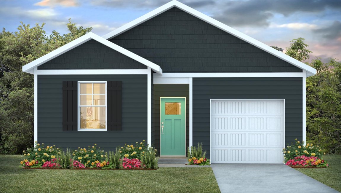 The Cameron plan offers a harmonious blend of functionality and comfort, featuring four bedrooms, two bathrooms and 1,498 square feet of living space. This layout is idea for those seeking practicality and relaxation in their living space.