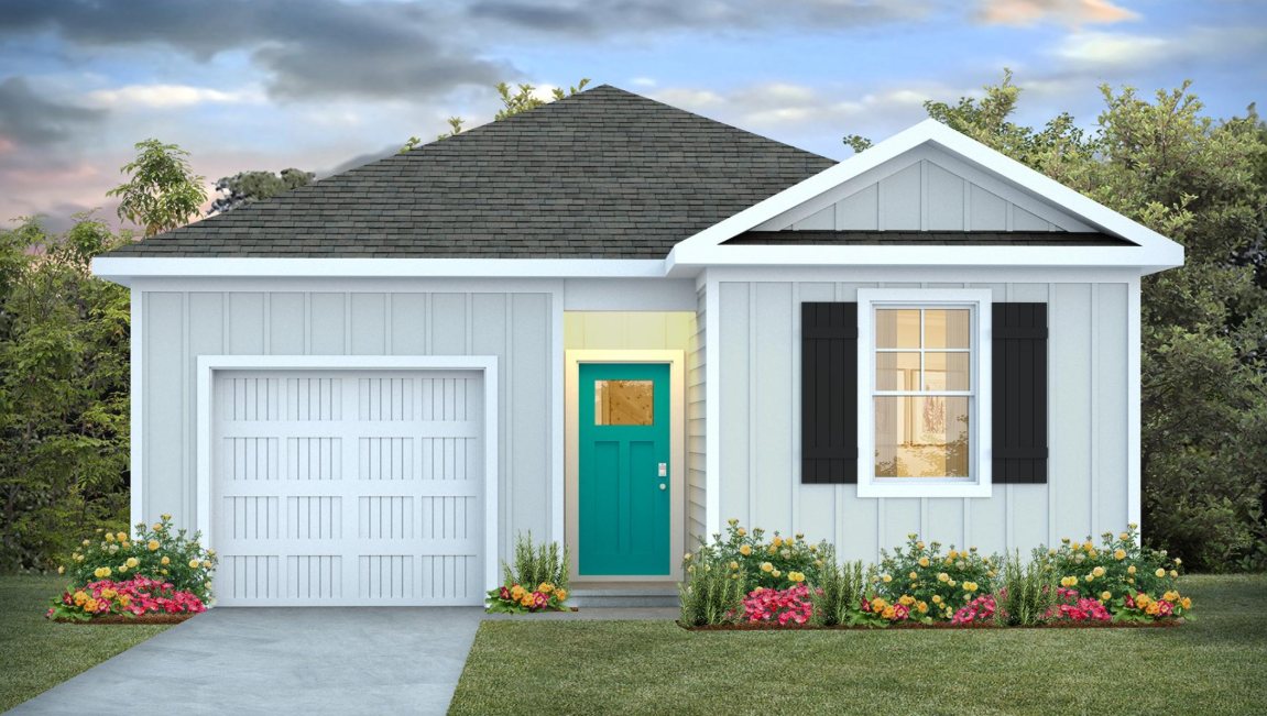 The Cameron plan offers a harmonious blend of functionality and comfort, featuring four bedrooms, two bathrooms and 1,498 square feet of living space. This layout is idea for those seeking practicality and relaxation in their living space.