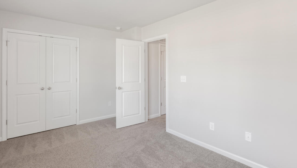 In every bedroom you’ll have carpeted floors and a closet in each room. Whether these rooms become bedrooms, office spaces, or other bonus rooms, there is sure to be comfort.