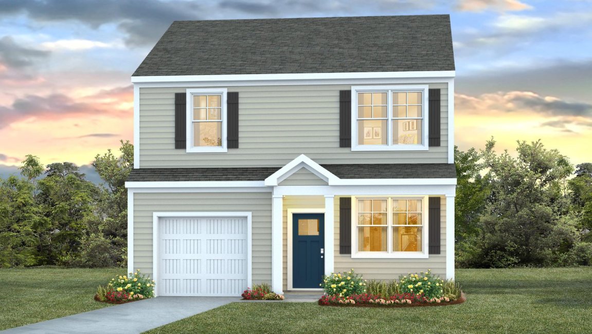 The Brandon is an adorable 2 story home with 3-bedrooms, 2.5-bathrooms and a 1-car garage and 1,597 sq ft of living space. This is a great home for a first-time owner or even a move-up buyer!