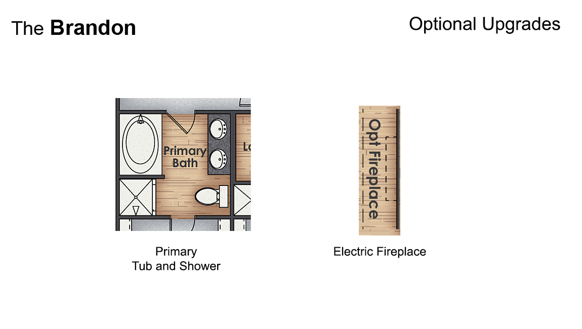 The Brandon is an adorable 2 story home with 3-bedrooms, 2.5-bathrooms and a 1-car garage and 1,597 sq ft of living space. This is a great home for a first-time owner or even a move-up buyer!