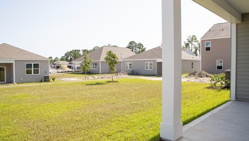 Enjoy the covered porch perfect for entertaining and enjoying the Carolina evenings.