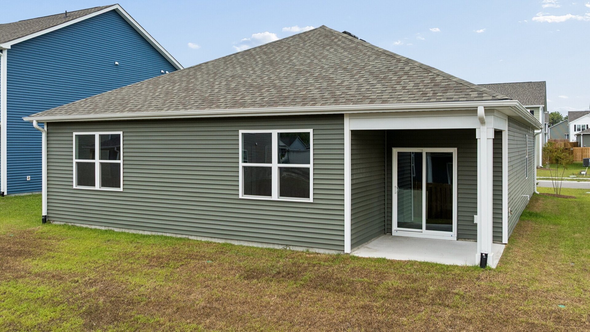 Enjoy the covered porch perfect for entertaining and enjoying the Carolina evenings.