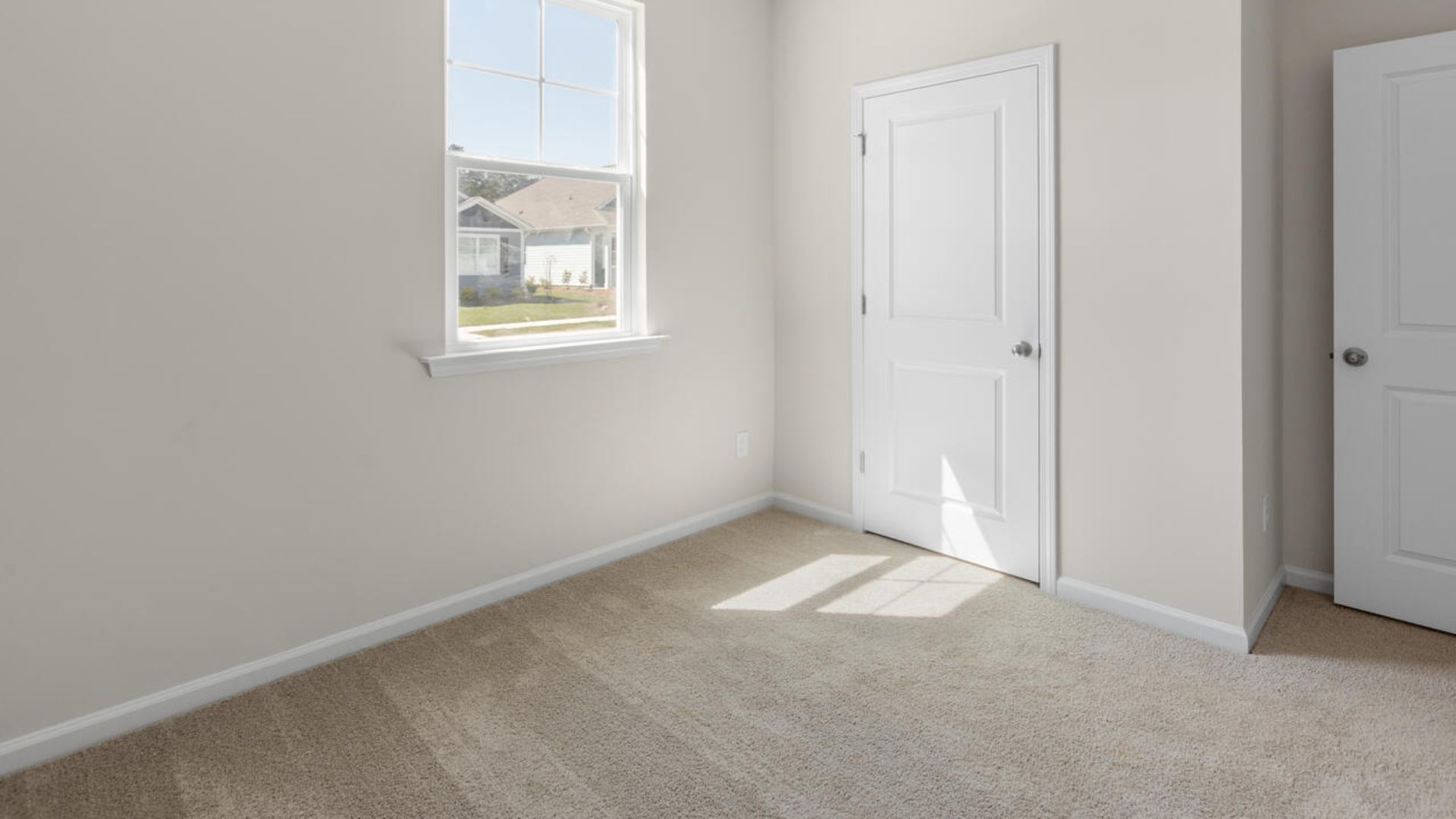 There are another two bedrooms and bath. In every bedroom you’ll have carpet flooring and a closet in each room. Whether these rooms become bedrooms, office spaces, or other bonus rooms, there is sure to be comfort.
