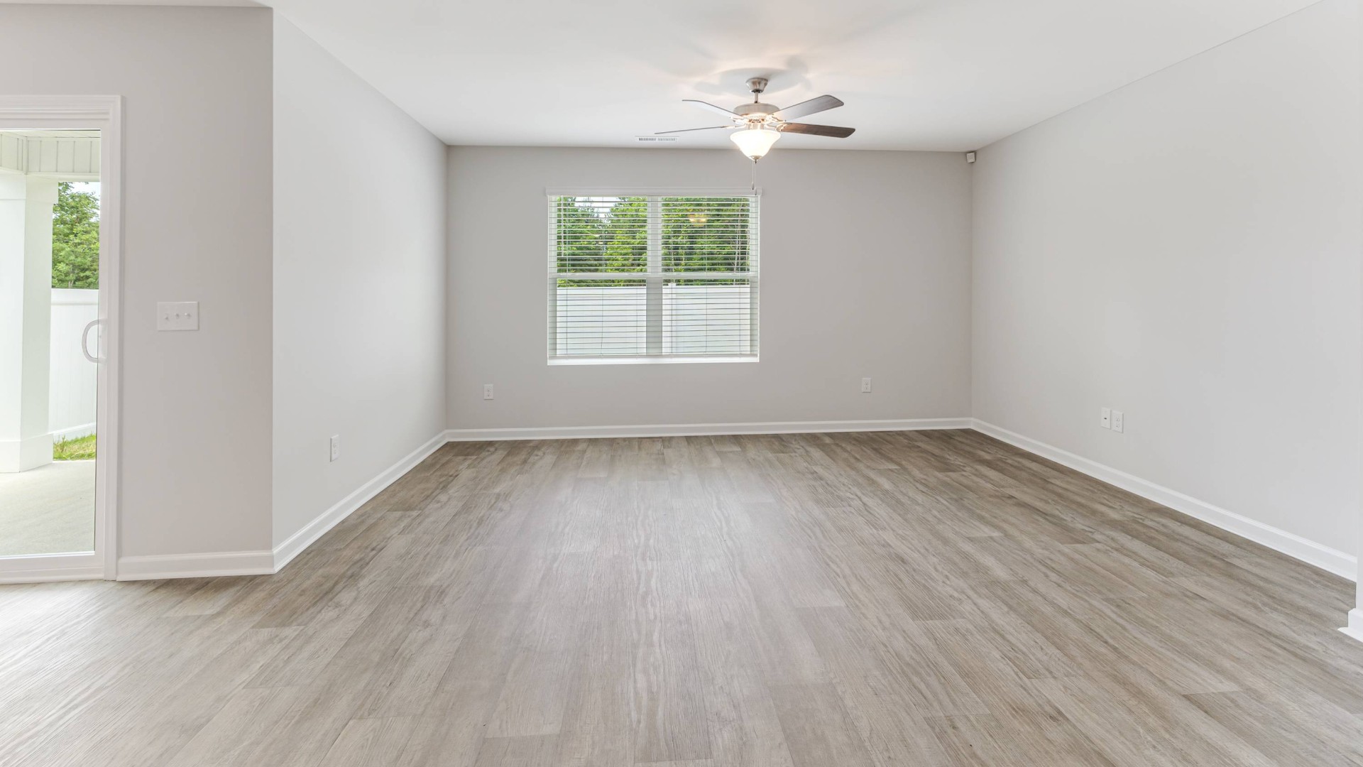 View from Kitchen into living room