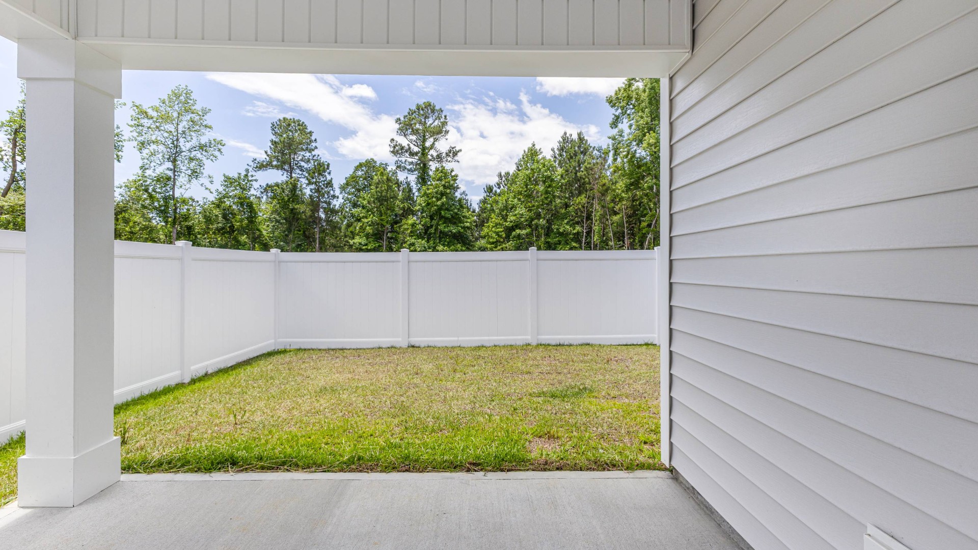 View from back patio