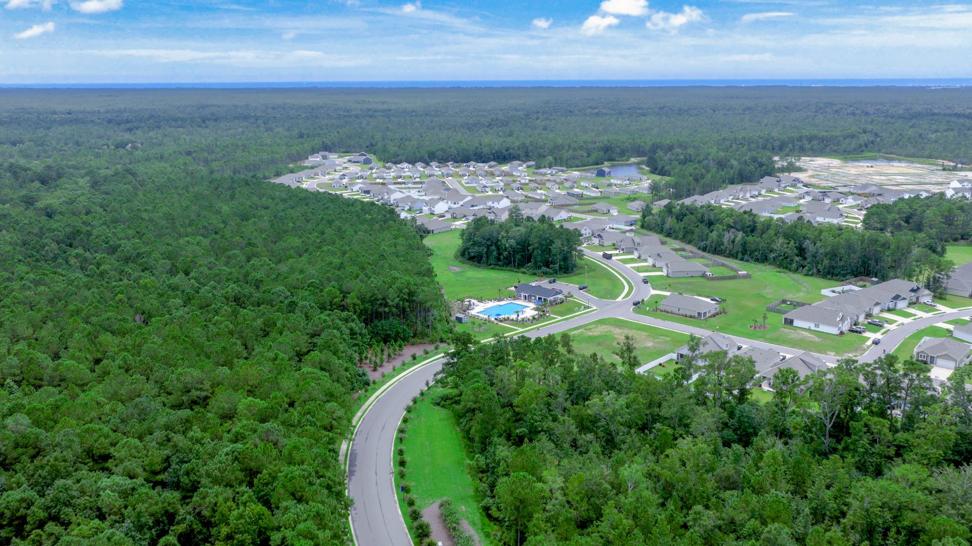 Homeowners will enjoy community amenities that include a pool, firepit, pavilion with fitness room.