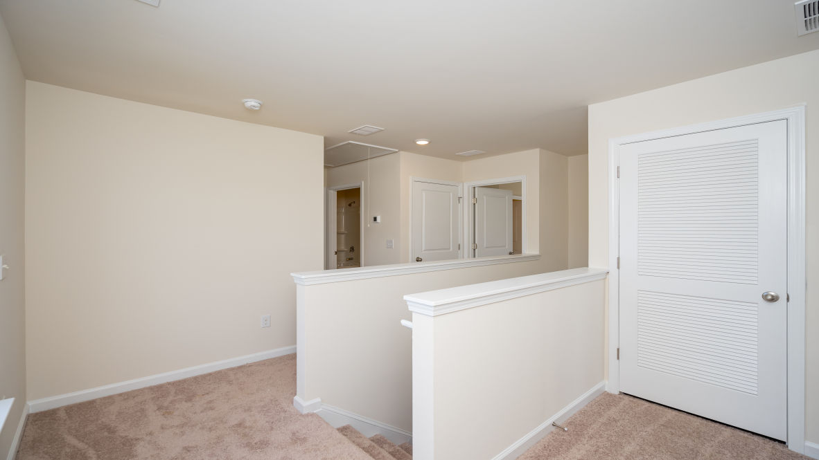 The primary bedroom has its own attached bathroom that features a walk-in closet and all the space you need to get ready in the morning.