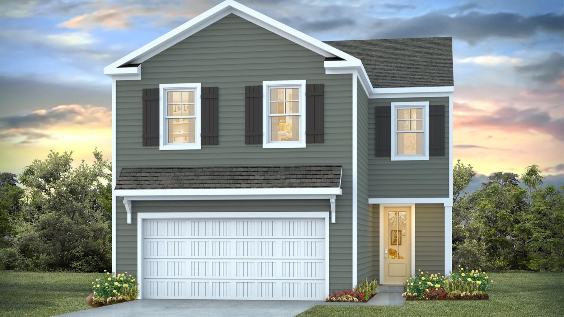 Inside this 4 bedroom, 2.5 bathroom home, you’ll find 1,928 square feet of comfortable living. The living area is an open concept, where your kitchen, living, and dining areas blend seamlessly into a space perfect for everyday living and entertaining.