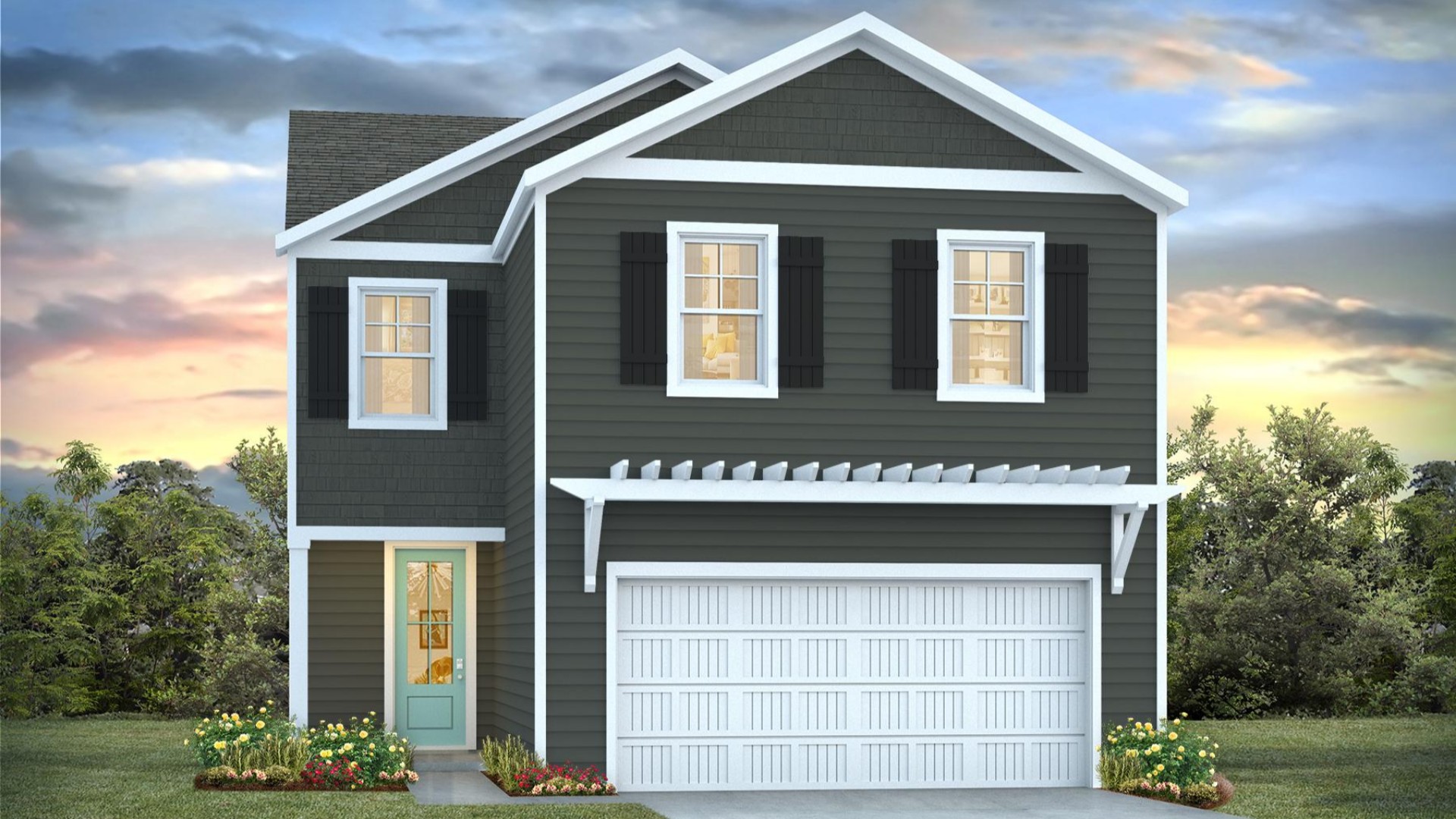Inside this 4 bedroom, 2.5 bathroom home, you’ll find 1,928 square feet of comfortable living. The living area is an open concept, where your kitchen, living, and dining areas blend seamlessly into a space perfect for everyday living and entertaining.