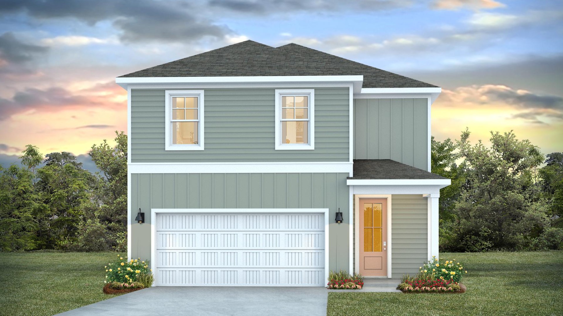 The Pine is a 1,953 square foot open concept two-story home, offering four bedrooms, two and a half bathrooms and a two-car garage. With 3 modern exteriors to choose from, the Pine is sure to turn heads. The Pine is a 1,953 square foot open concept two-story home, offering four bedrooms, two and a half bathrooms and a two-car garage. With 3 modern exteriors to choose from, the Pine is sure to turn heads.