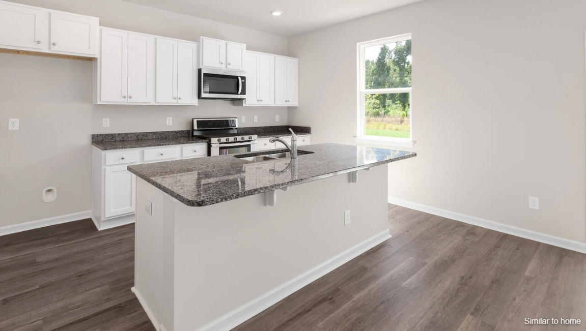 Inside this 4 bedroom, 2.5 bathroom home, you’ll find 2,338 square feet of comfortable living.