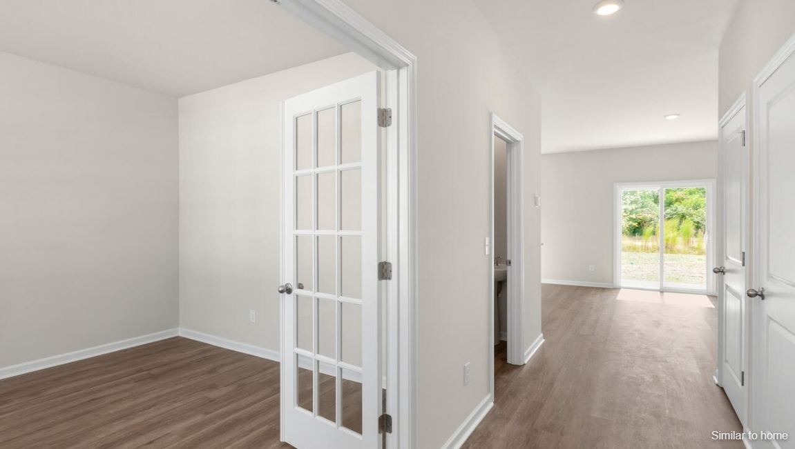In every bedroom you’ll have carpeted floors and a closet in each room. Whether these rooms become bedrooms, office spaces, or other bonus rooms, there is sure to be comfort.