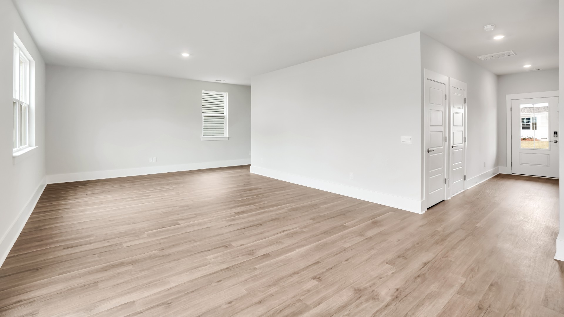 The living area is an open concept, where your kitchen, living, and dining areas blend seamlessly into a space perfect for everyday living and