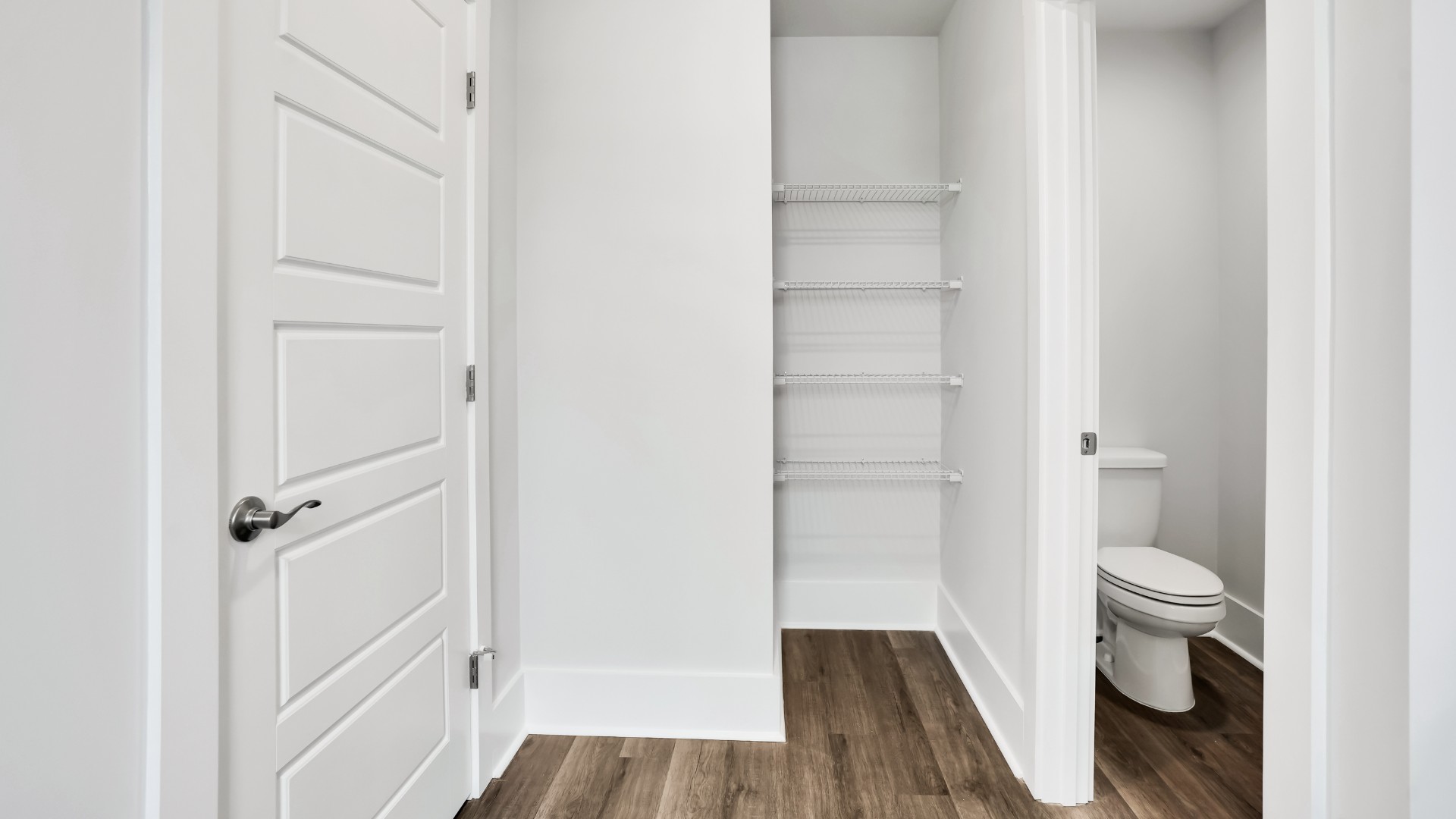 Upstairs, the primary bedroom has its own attached bathroom that features a walk-in closet and all the space you need to get ready in the morning.
