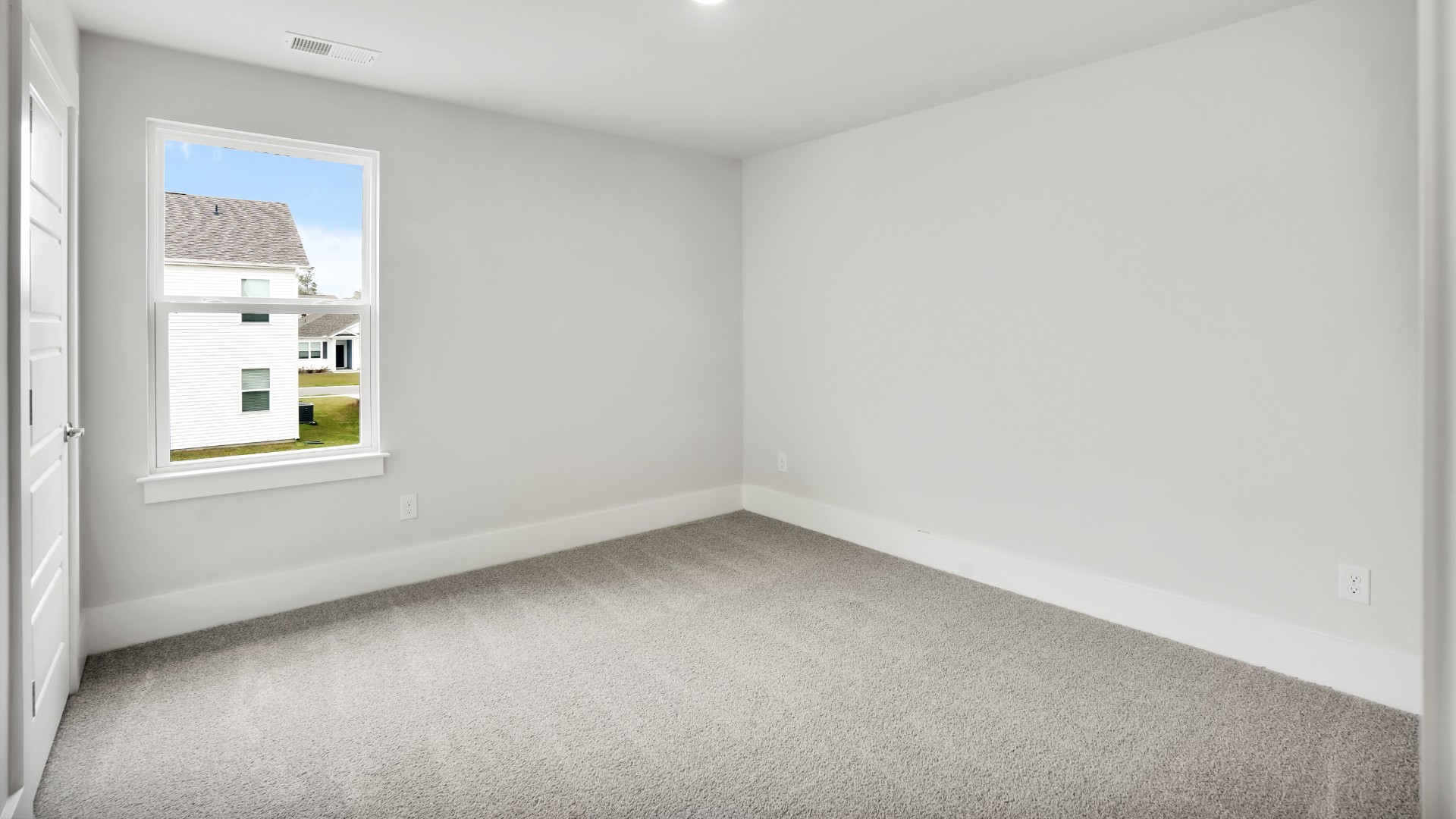 The rest of the second floor includes three additional bedrooms and a convenient laundry room. In every bedroom you’ll have carpeted floors and a closet in each room. Whether these rooms become bedrooms, office spaces,