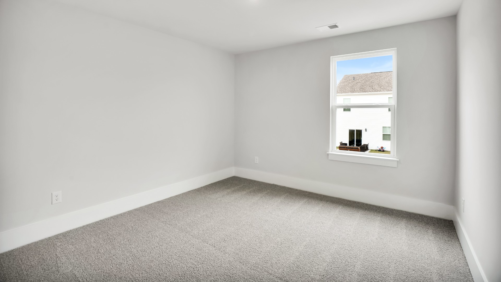 The rest of the second floor includes three additional bedrooms and a convenient laundry room. In every bedroom you’ll have carpeted floors and a closet in each room. Whether these rooms become bedrooms, office spaces,