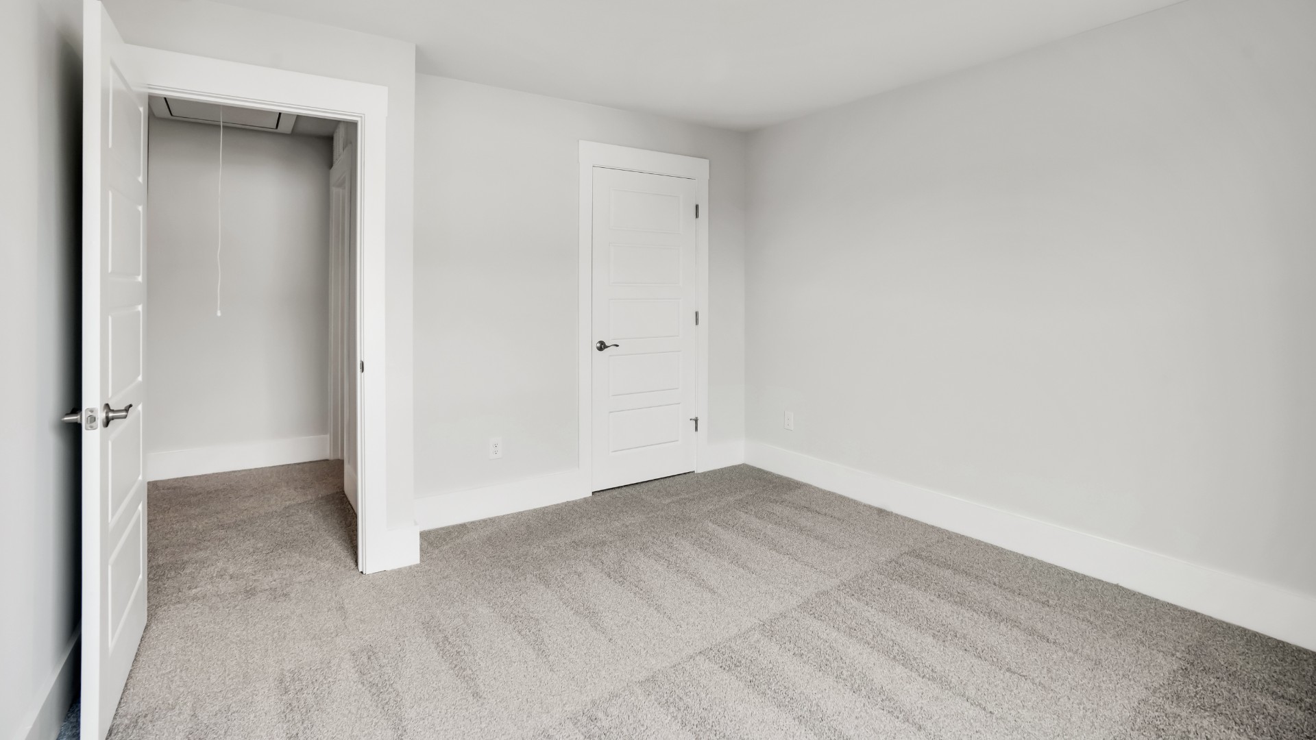 The rest of the second floor includes three additional bedrooms and a convenient laundry room. In every bedroom you’ll have carpeted floors and a closet in each room. Whether these rooms become bedrooms, office spaces,