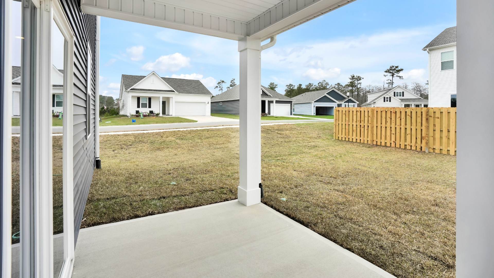 Enjoy the covered rear porch perfect for entertaining and enjoying eastern North Carolina evenings.
