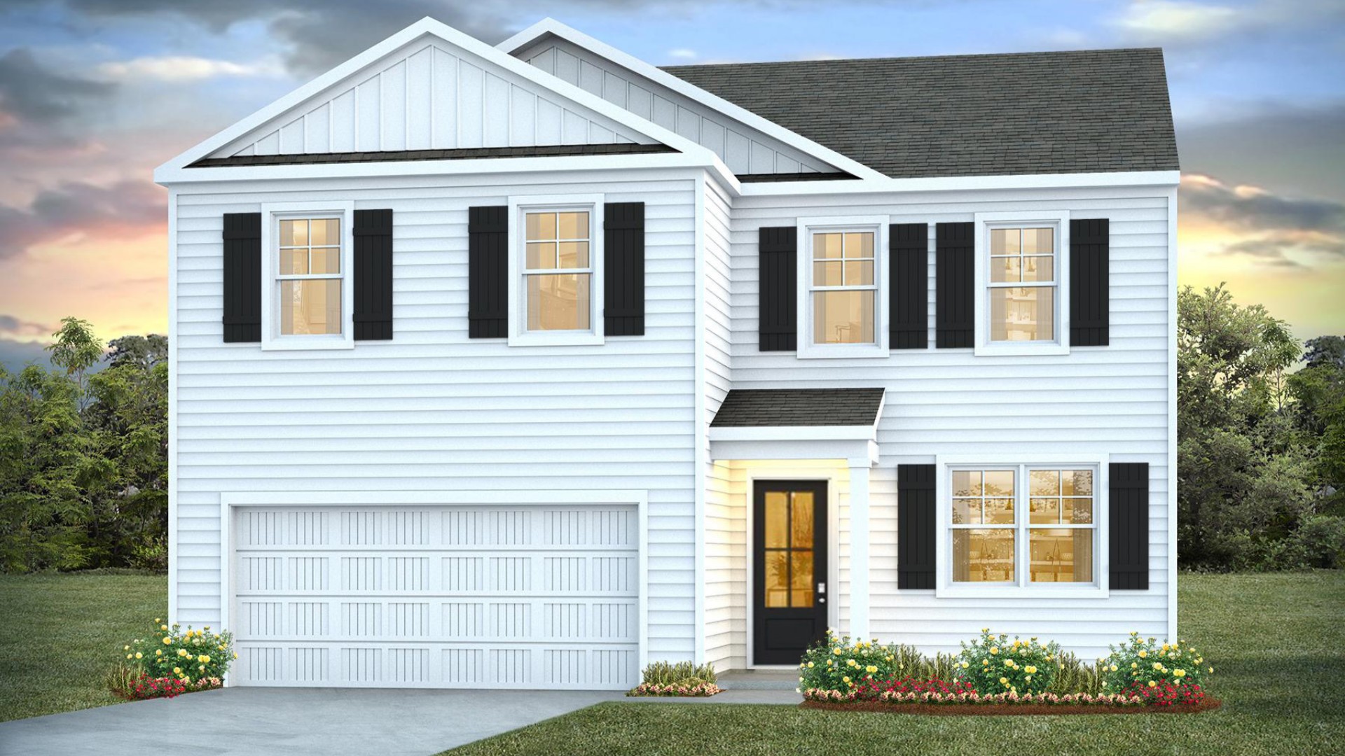 Inside this 4 bedroom, 2.5 bathroom home, you’ll find 2,338 square feet of comfortable living.
