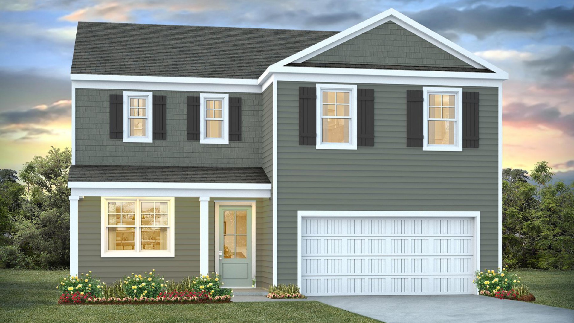 Inside this 4 bedroom, 2.5 bathroom home, you’ll find 2,338 square feet of comfortable living.