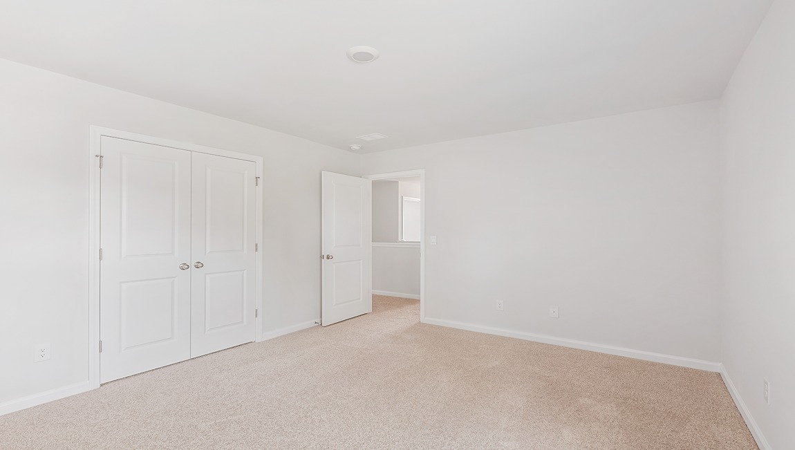 In every bedroom you’ll have carpeted floors and a closet in each room. Whether these rooms become bedrooms, office spaces, or other bonus rooms, there is sure to be comfort.