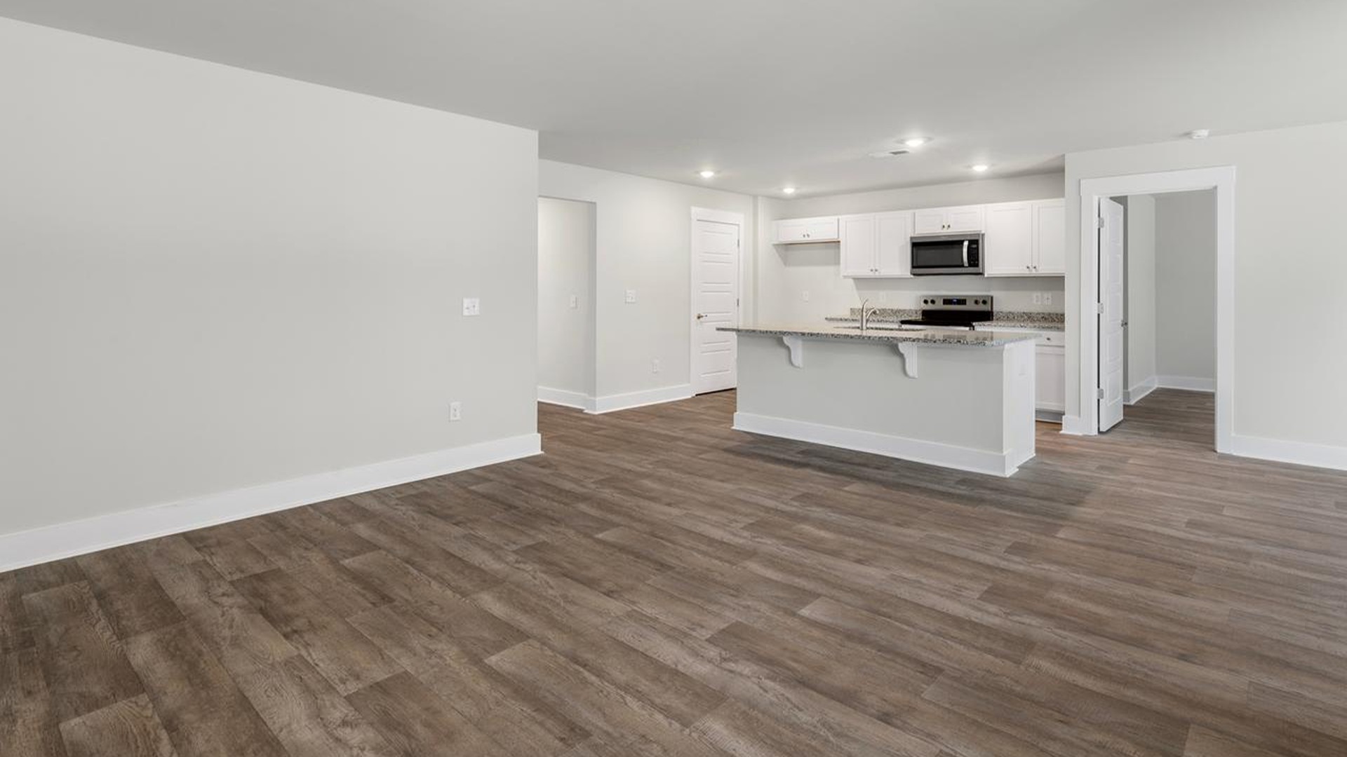The Aria is a 3-bedroom, 2-bathroom home with 1,618 square feet of open living space. Its centerpiece is the showstopper kitchen, this one-level floor plan is perfect for entertaining or relaxing in style.