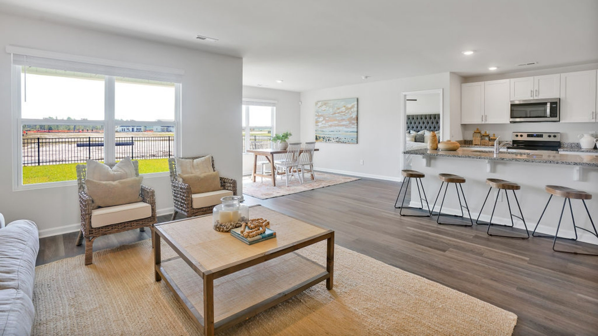 Its centerpiece is the showstopper kitchen, this one-level floor plan is perfect for entertaining or relaxing in style.