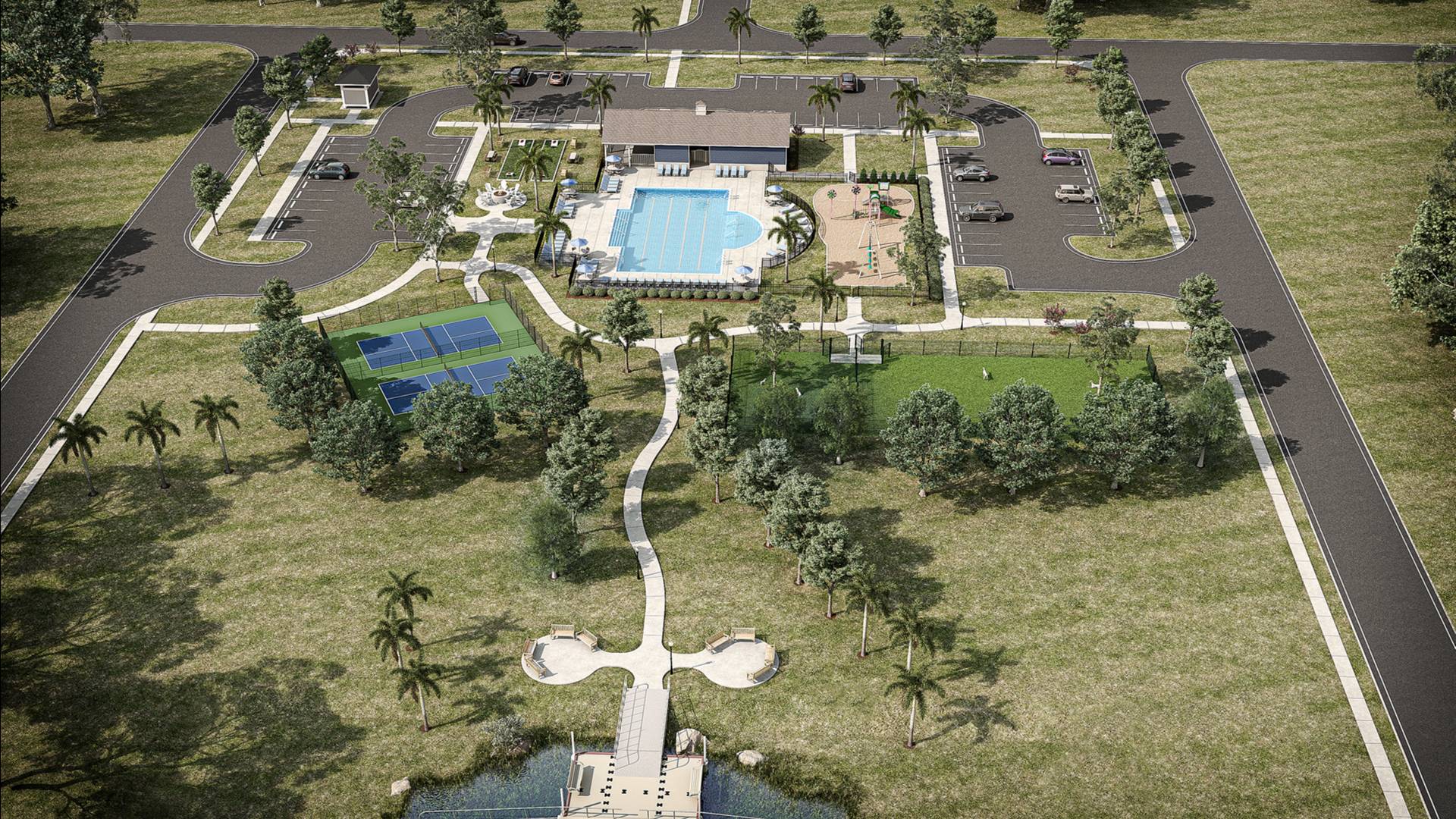 Mariners Reach is filled with resort-style amenities that will not only enhance the quality of life for homeowners but also promote a sense of community and encourage outdoor activities. A pool house to enjoy special events with friends and family. Pickleball Courts: A great way for residents to stay active and socialize. Cornhole: Perfect for friendly competition and gatherings. Swimming Pool, A fun spot for all to cool off and play. Dog Park: A dedicated space for pet owners to enjoy time with their furry friends. Gathering Area and Walking Path: Ideal for leisurely strolls, jogging, or family walks. Playground for the kids to enjoy.