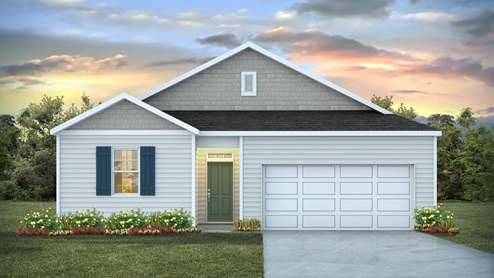 Brunswick Forest in Leland NC. New Homes. Our Kerry plan includes a perfectly sized covered back porch that will be perfect to enjoy our warm southern weather