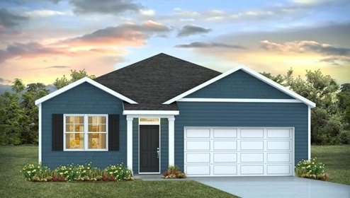 Brunswick Forest in Leland NC New homes for sale Aria floorplan open concept living