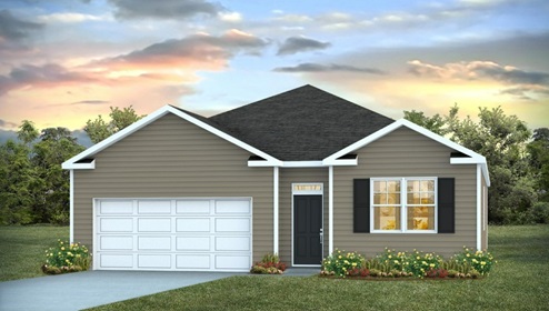 Cali floorplan, new homes, real estate, Brusnwick Forest in Leland NC Homes for sale