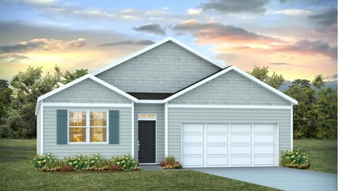 Cali floorplan, new homes, real estate, Brusnwick Forest in Leland NC Homes for sale