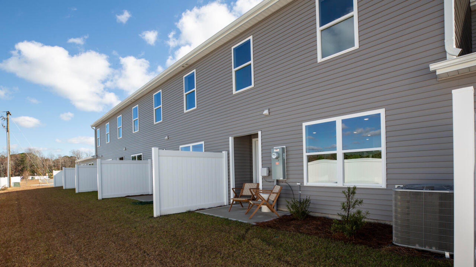 Enjoy the patio perfect for entertaining and enjoying the Carolina nights.