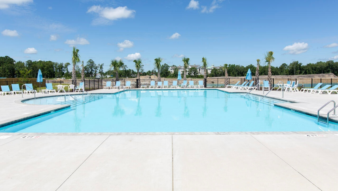 Homeowners enjoy the community amenities that include a large swimming pool, pavilion with fitness room, firepit, sand volleyball, tot lot, sport court and walking trails.