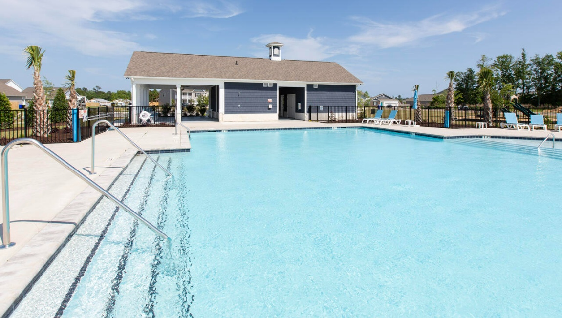 Homeowners enjoy the community amenities that include a large swimming pool, pavilion with fitness room, firepit, sand volleyball, tot lot, sport court and walking trails.