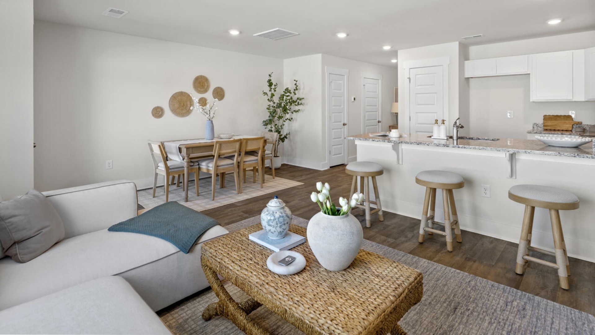 Step inside and discover a bright and airy open floor plan designed for both relaxing and entertaining.