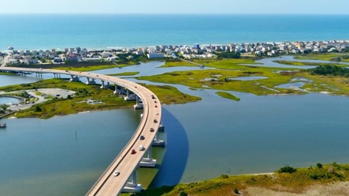 The Your new home at Waterside is less than a mile to the new high-rise bridge with a pedestrian lane where you will have sweeping views of the Atlantic when you are at it's crest. sand beaches and the beautiful bluish green waters of the Atlantic Ocean offer a perfect combination of adventure and relaxation. An almost year around mild climate means you can enjoy the warm salty air and all that the area offers year-round.
