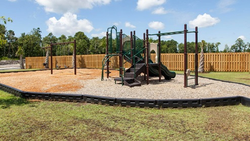 Homeowners will enjoy variety of resort-style amenities, including a pool, fitness center, playground, basketball, tennis, pickleball, and volleyball courts.
