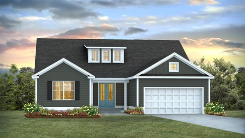 New Homes Surf City, NC The Cumberland plan is a two story home with lots of options for customization.