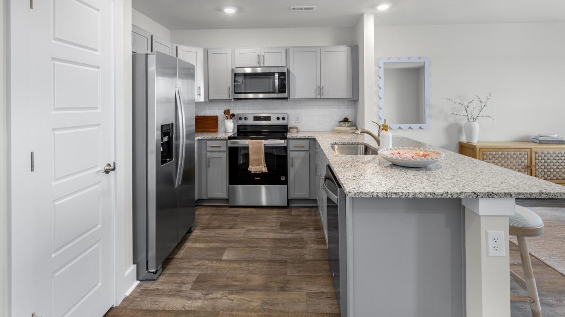 The Pearson floor plan is a 3-bedroom, 2.5-bath, 1,418 sq ft of living space, located in our Sidbury Station community in Castle Hayne, North Carolina. The Pearson combines modern convenience with style and charm.