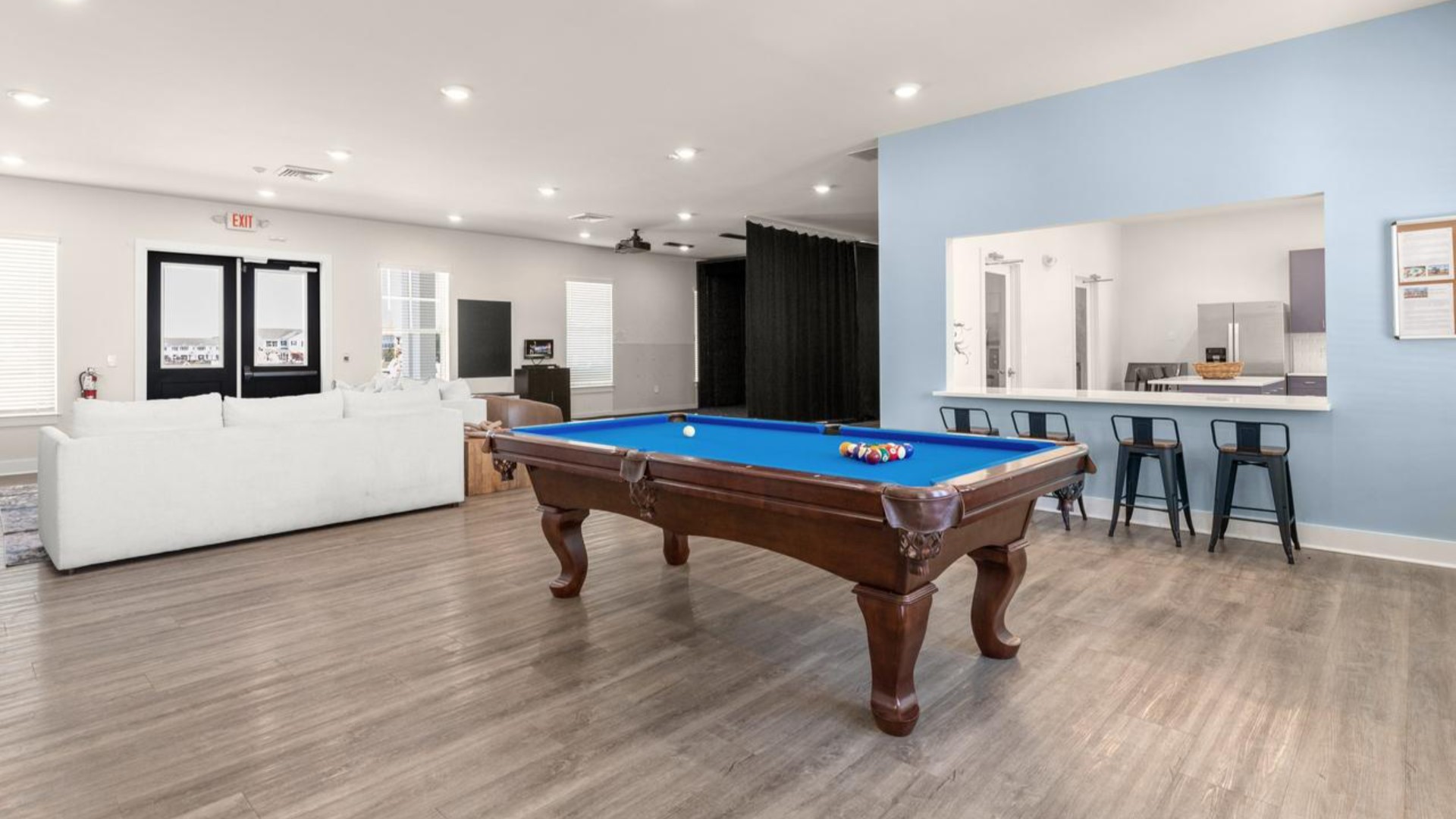 Homeowners will enjoy a resort style swimming pool, clubhouse with fitness room, golf simulator, full kitchen, firepit area, multi-game court, discovery playground and amenity pond.