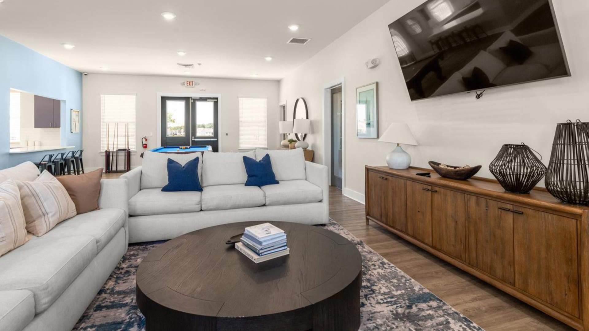 Homeowners will enjoy a resort style swimming pool, clubhouse with fitness room, golf simulator, full kitchen, firepit area, multi-game court, discovery playground and amenity pond.