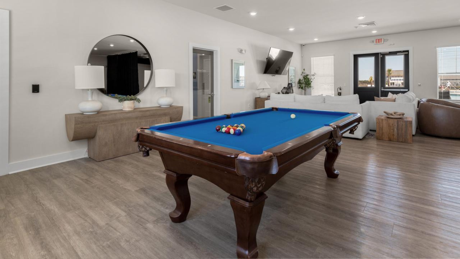 Homeowners will enjoy a resort style swimming pool, clubhouse with fitness room, golf simulator, full kitchen, firepit area, multi-game court, discovery playground and amenity pond.